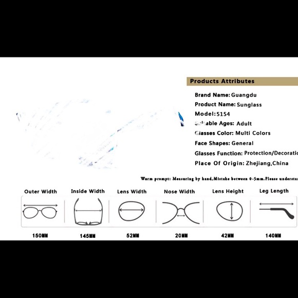 **FREE GIFT** Cat Eye Square Sunglasses Vintage - Picture 5 of 7